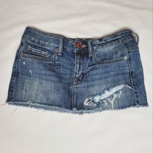 American Eagle Jean Mini Skirt